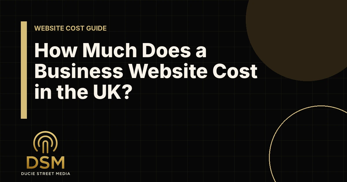 How Much Does a Business Website Cost in the UK?